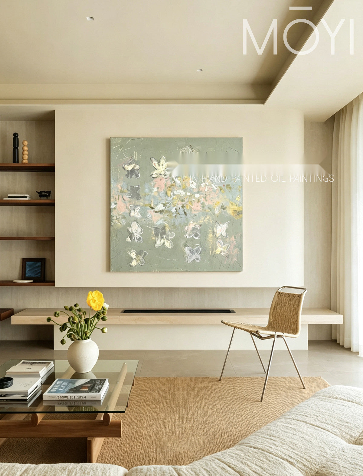 Glen Vale Wall Art in a finished interior.