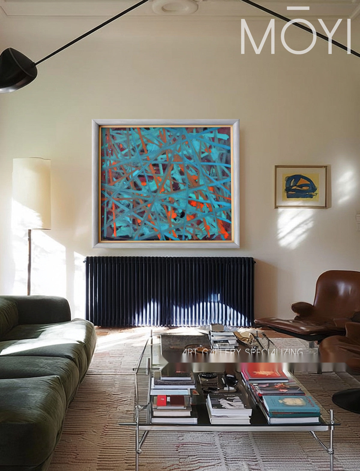 Iris Vale Wall Art in a finished interior.