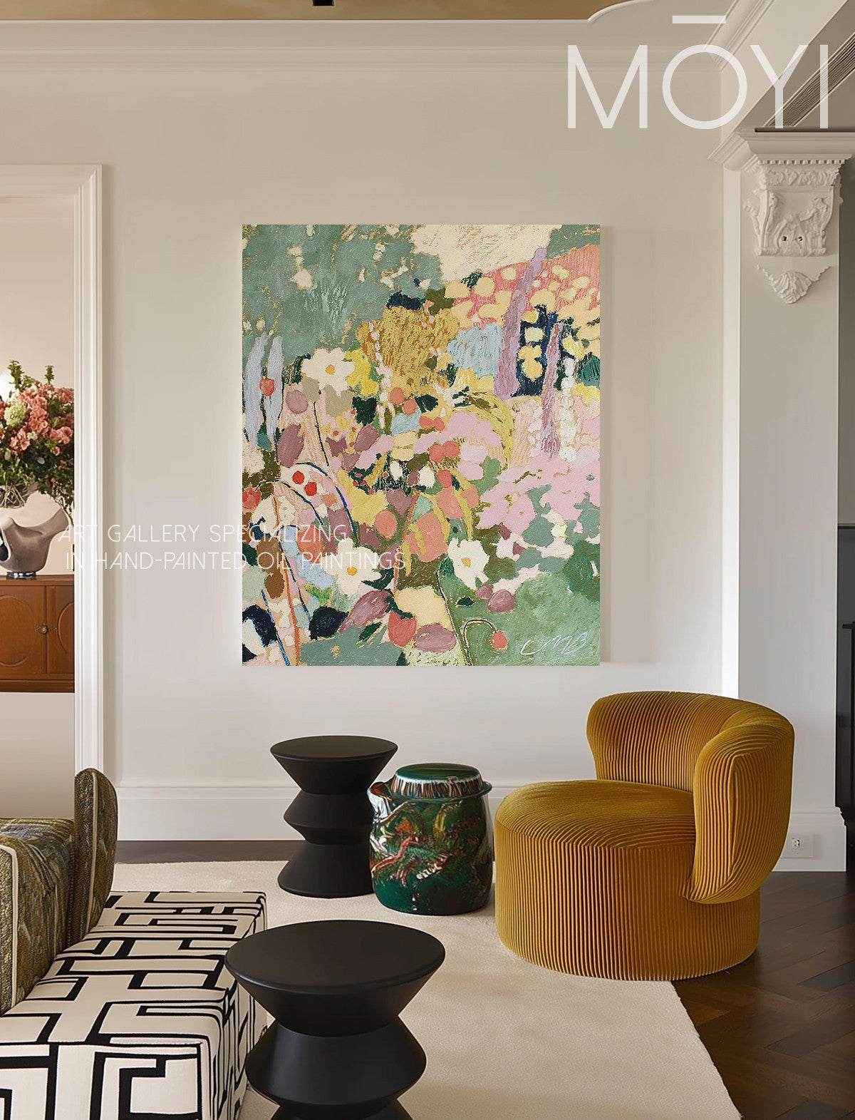Marlow Vale Wall Art in a finished interior.