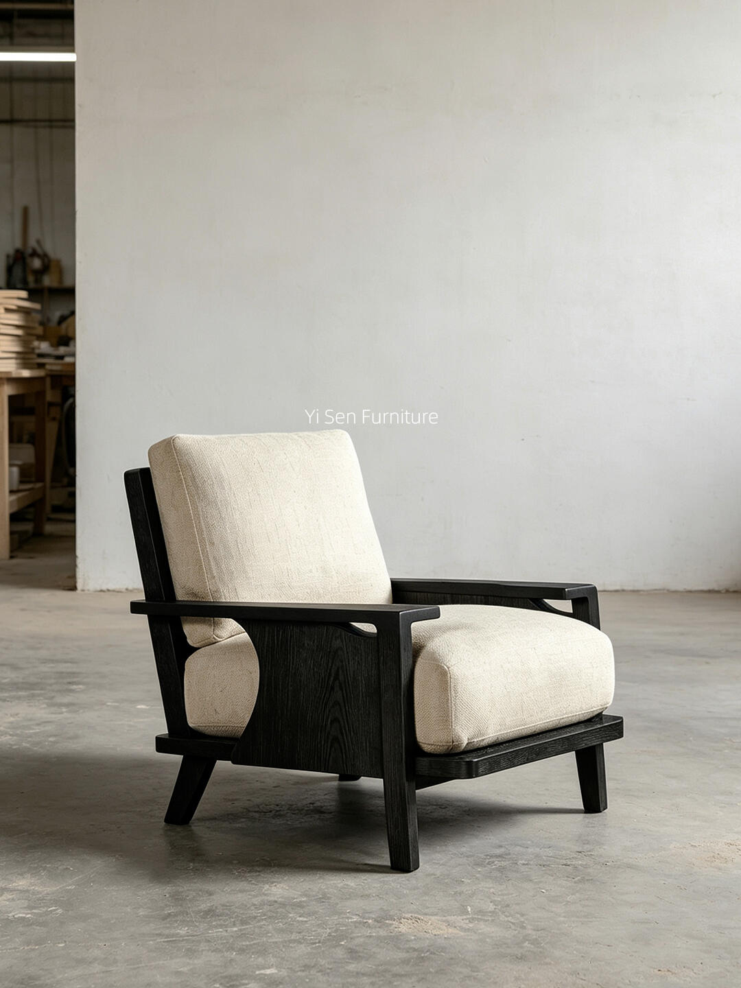 Briar Vista Armchair in a finished interior.