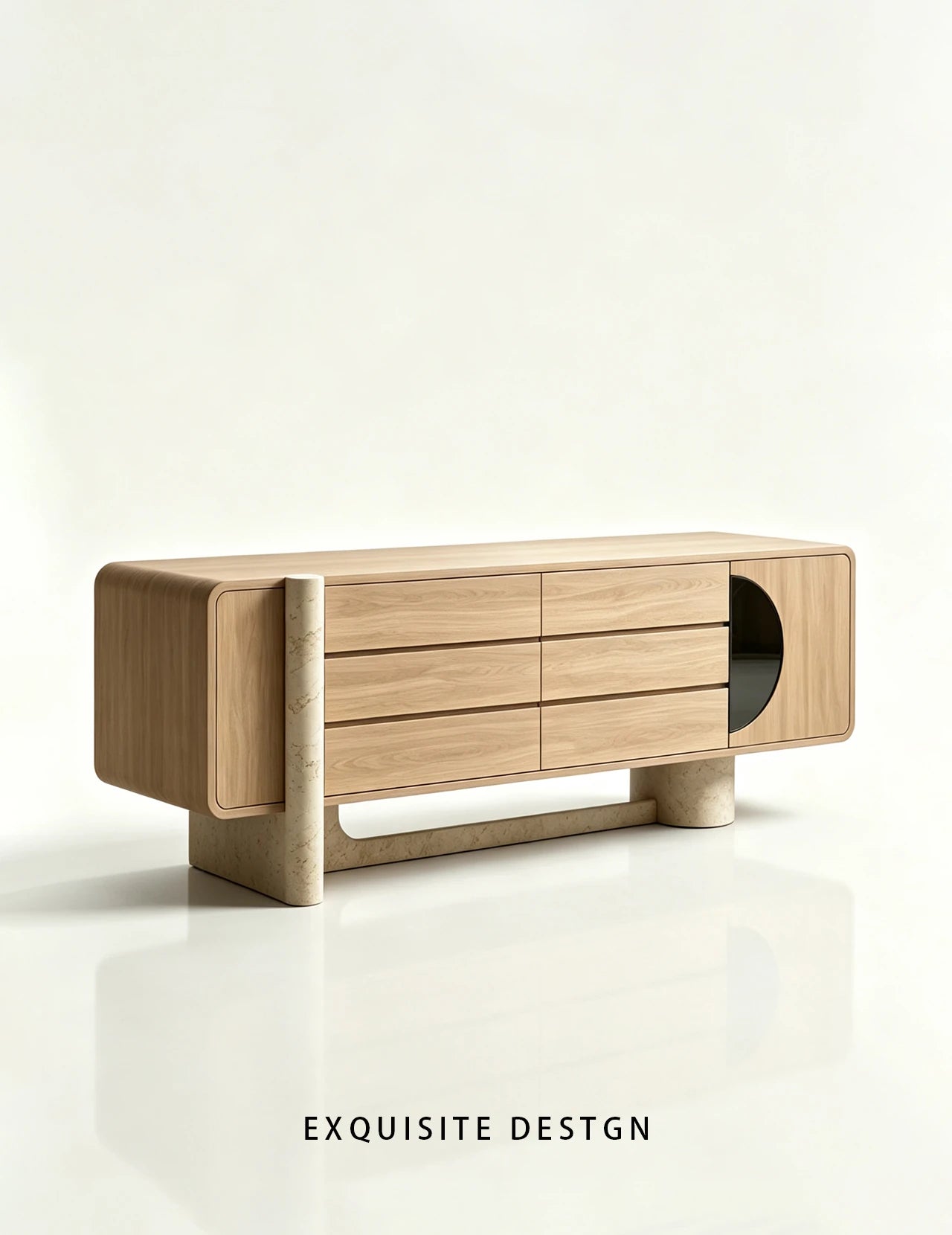 Arden Wells Cabinet in a finished interior.