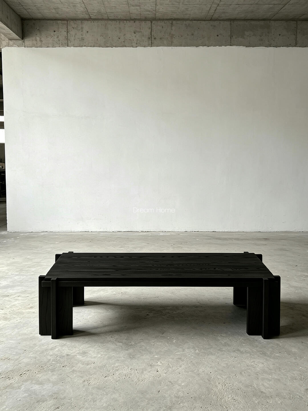Luna Wells Coffee Table in a finished interior.