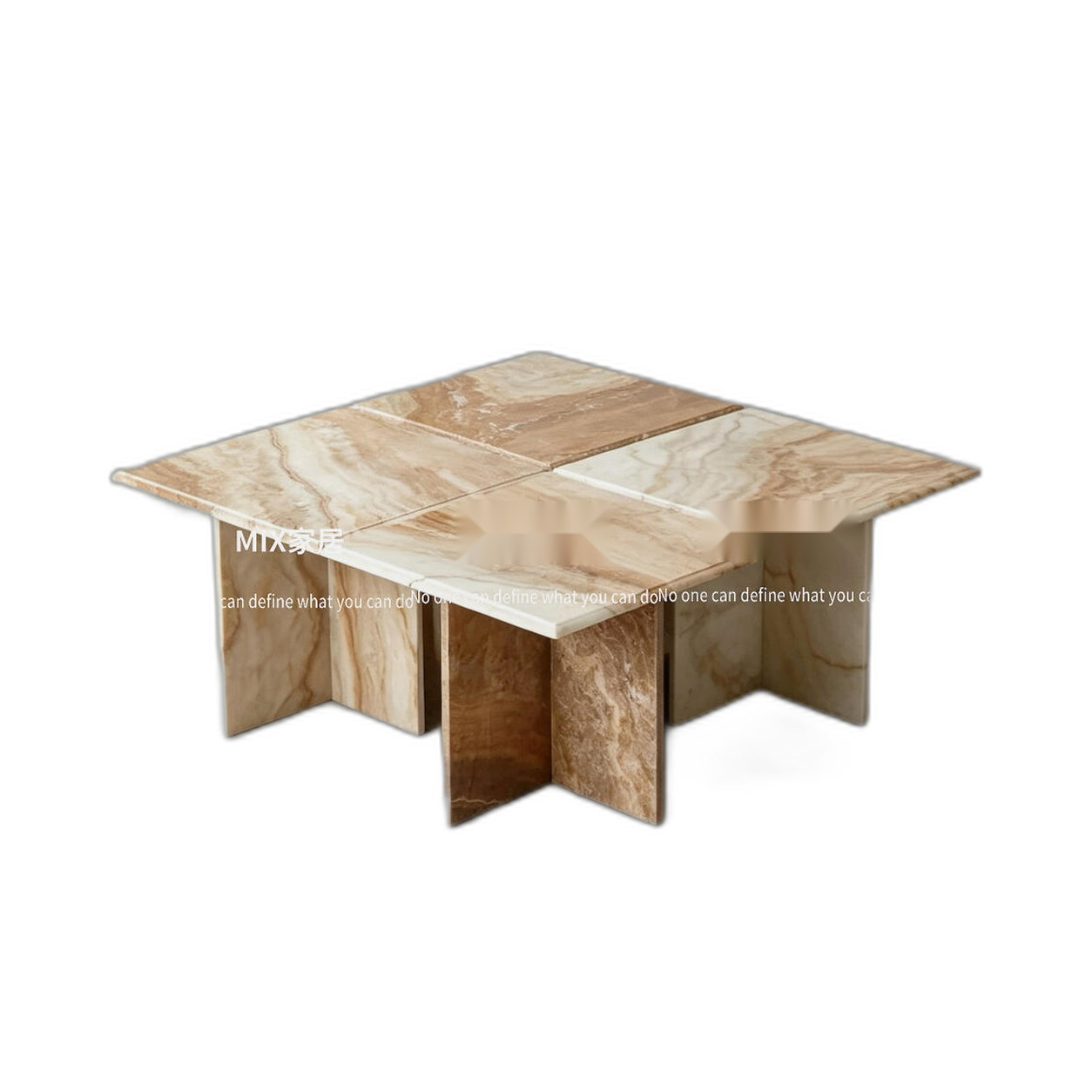 Nola Wells Coffee Table in a finished interior.