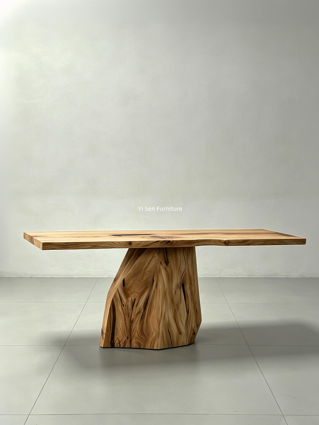 Sylvan Wells Console Table in a finished interior.