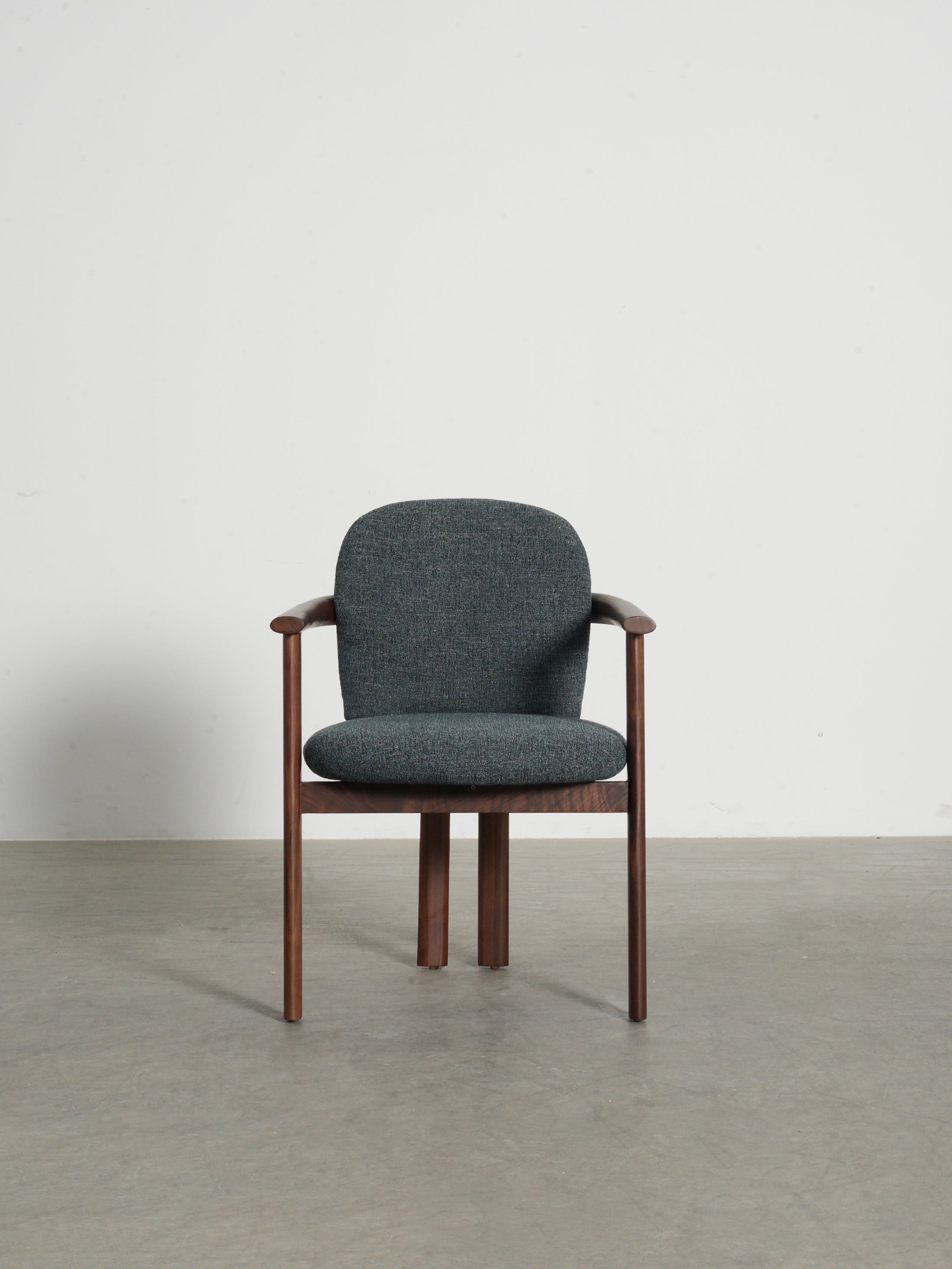 Alder Wood Dining Chair in a finished interior.