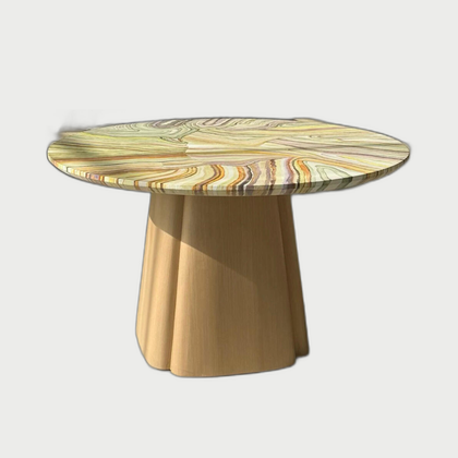 Aster Wood Decorative Object — neutral background 01