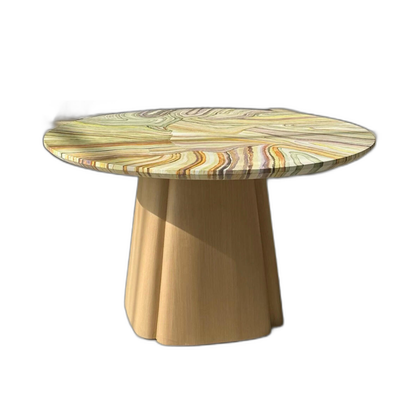 Aster Wood Decorative Object — white background 02
