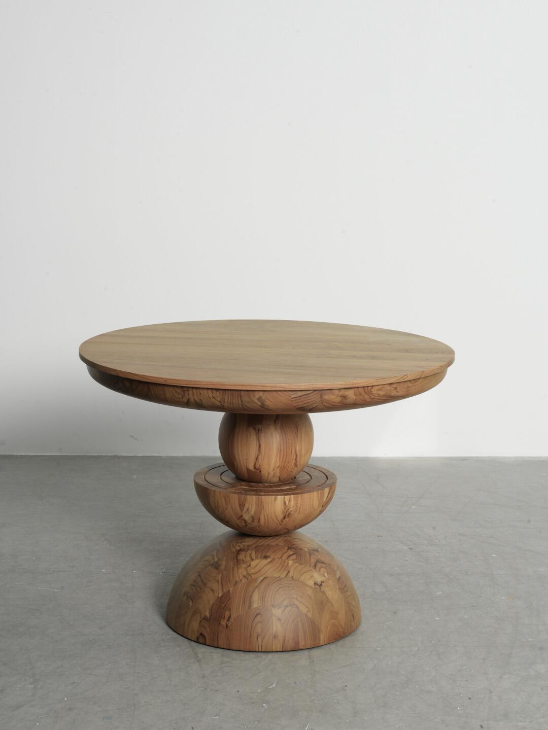 Nola Wood Decorative Object in a finished interior.