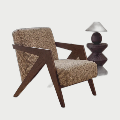 Sable Wood Decorative Object — neutral background 01