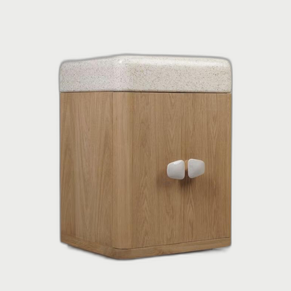 Iris Court Decorative Object — neutral background 01