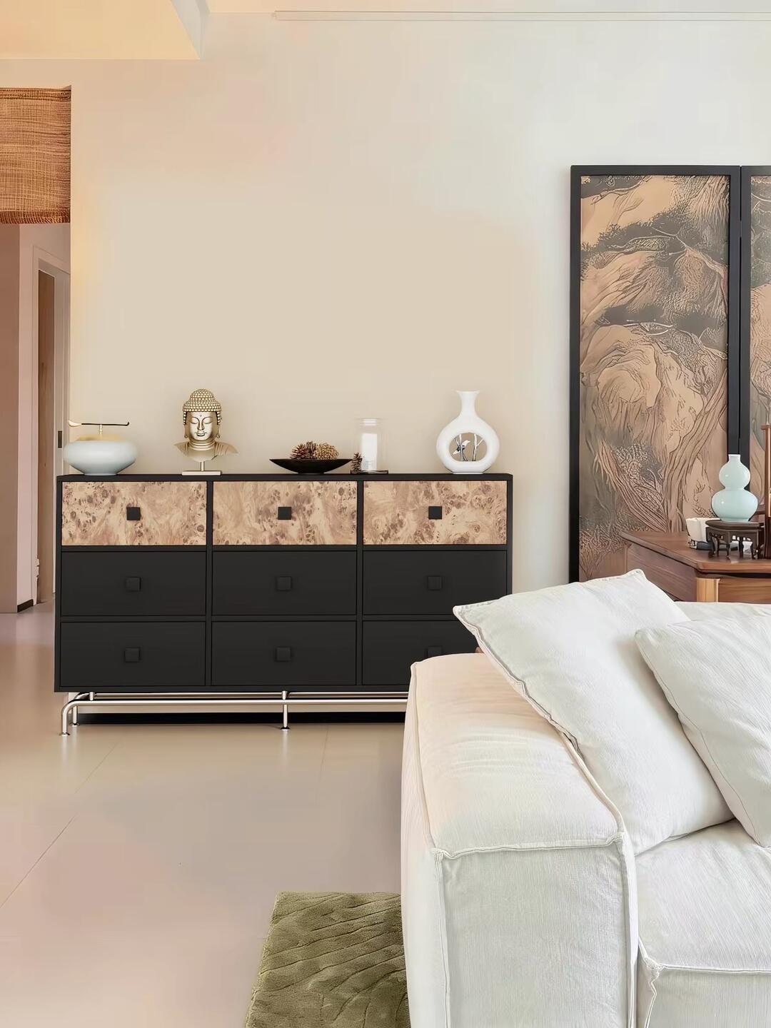 Alba Loft Dresser in a finished interior.