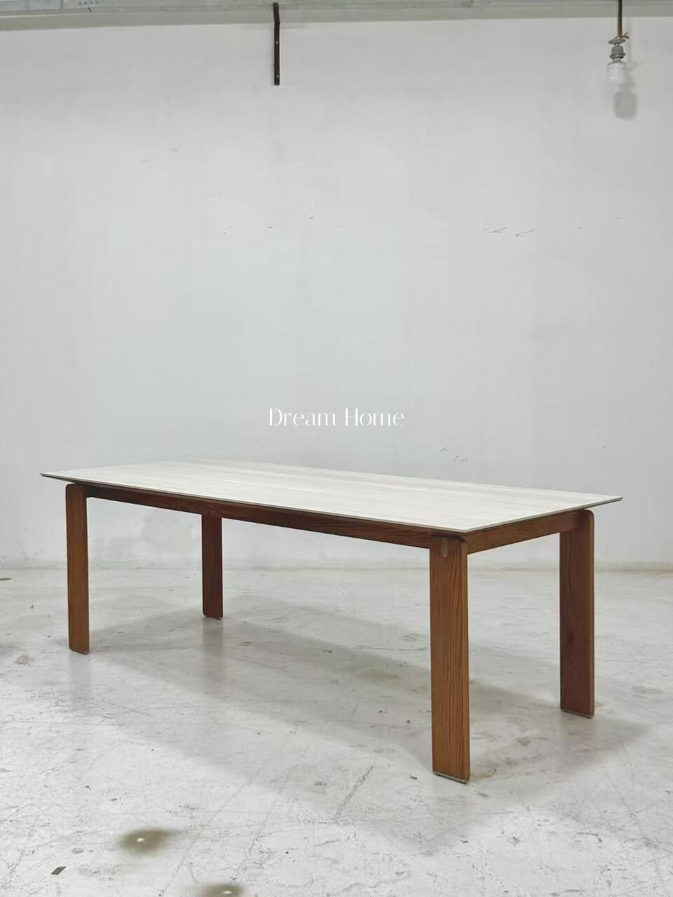 Ivory Loft Dining Table in a finished interior.