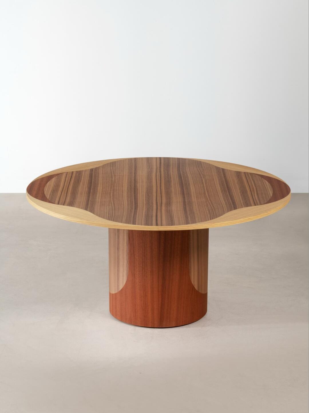 Kestrel Loft Dining Table in a finished interior.
