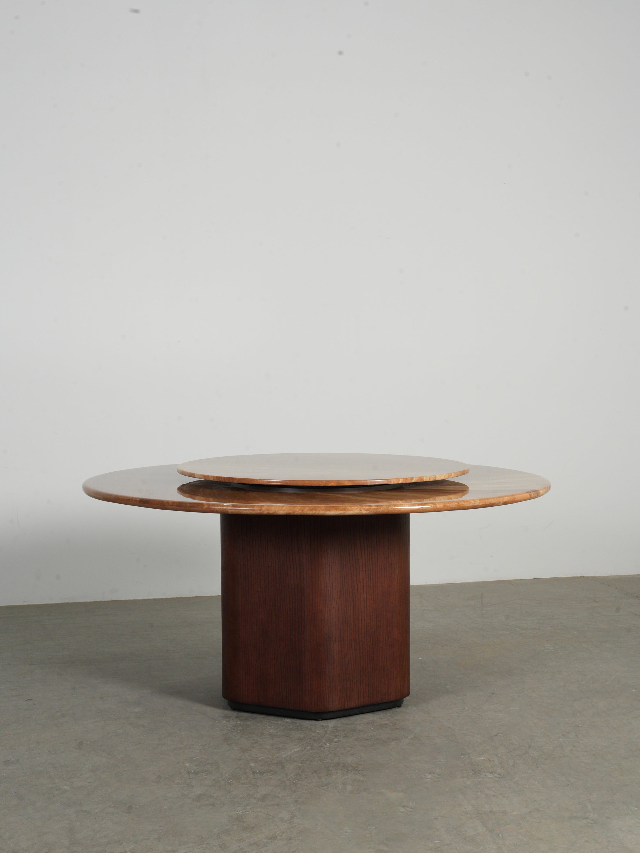Maple Loft Dining Table in a finished interior.