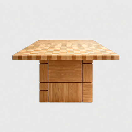 Pearl Loft Dining Table — neutral background 01