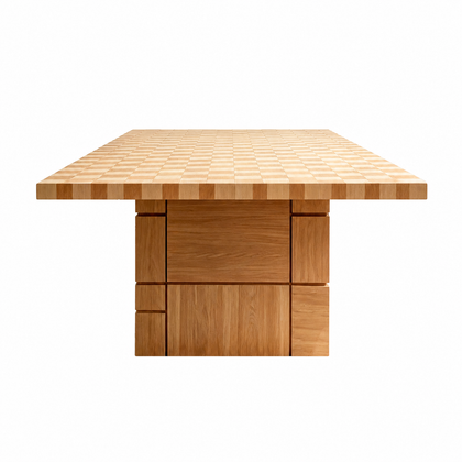 Pearl Loft Dining Table — white background 02