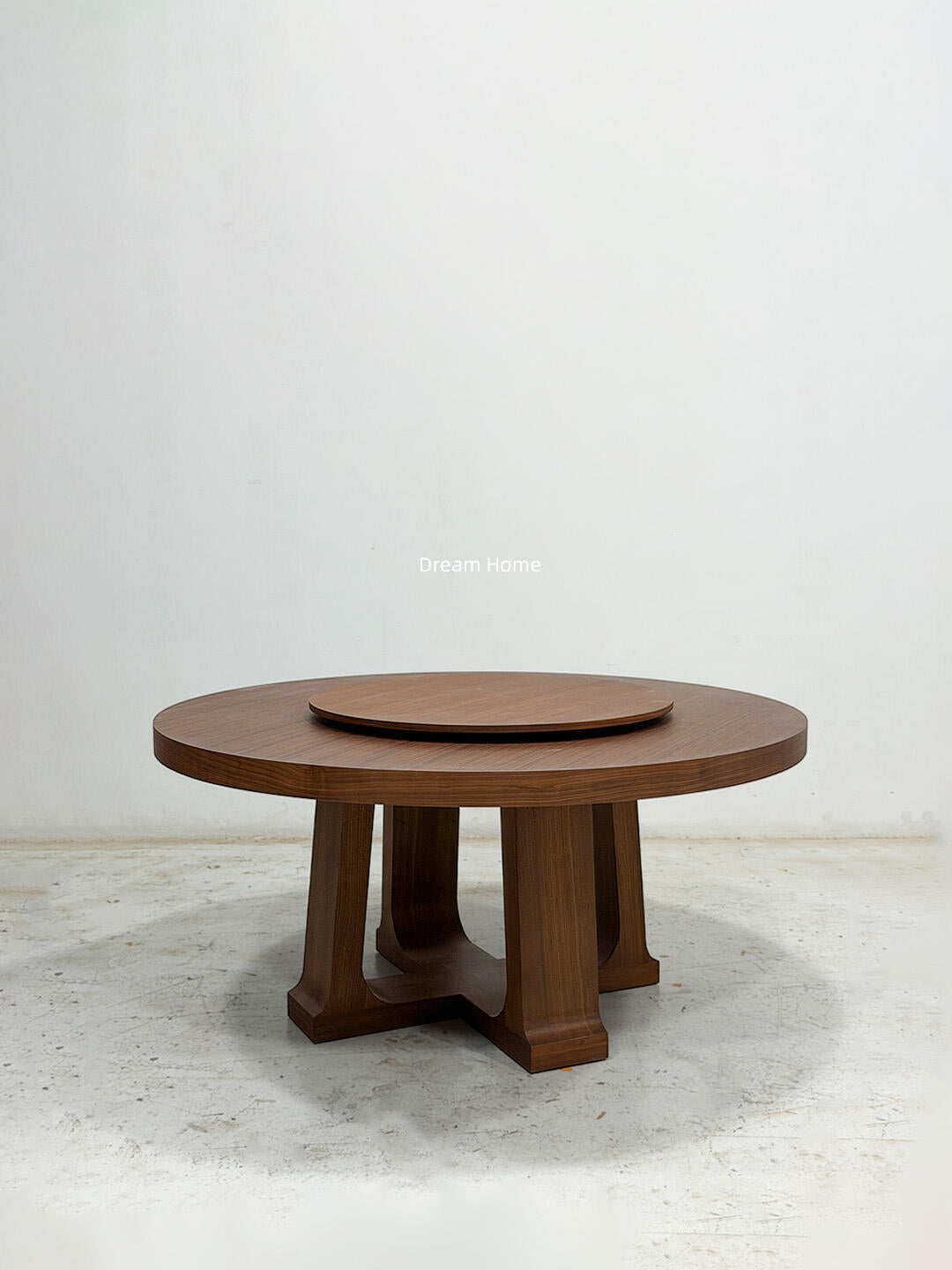 Reed Loft Dining Table in a finished interior.