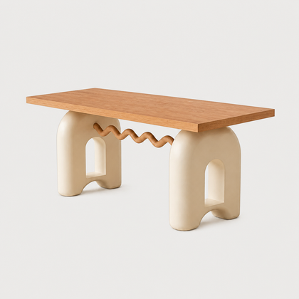 Sylvan Loft Dining Table — neutral background 01