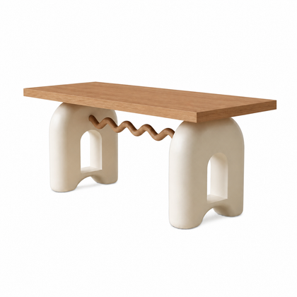 Sylvan Loft Dining Table — white background 02