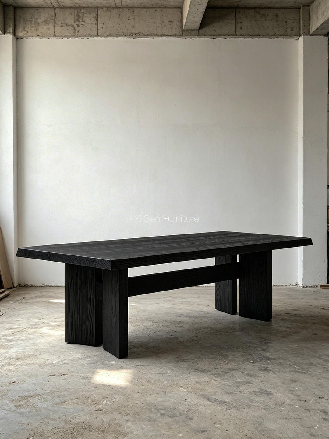 Aster Point Dining Table in a finished interior.