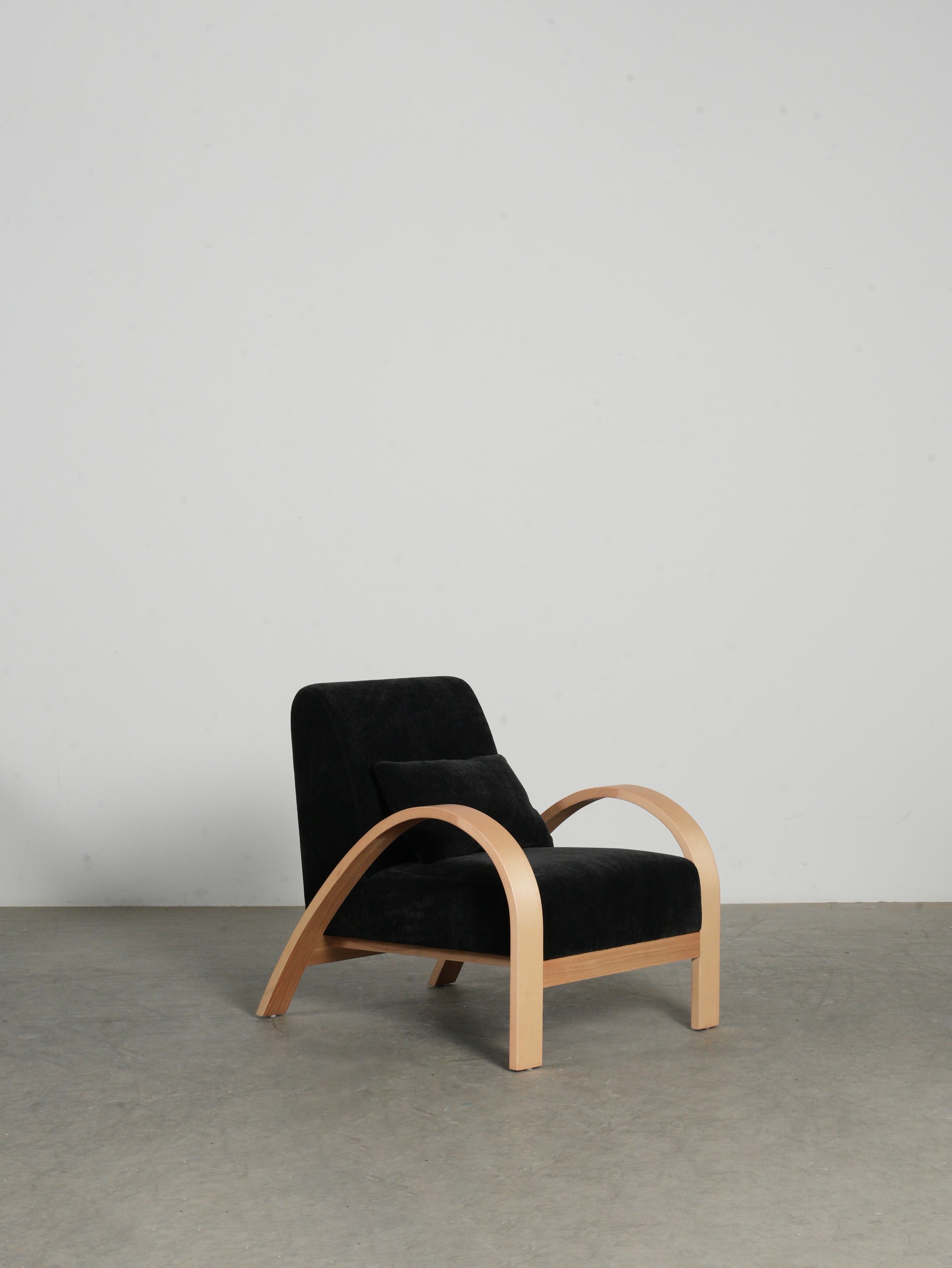 Fawn Point Lounge Chair in a finished interior.