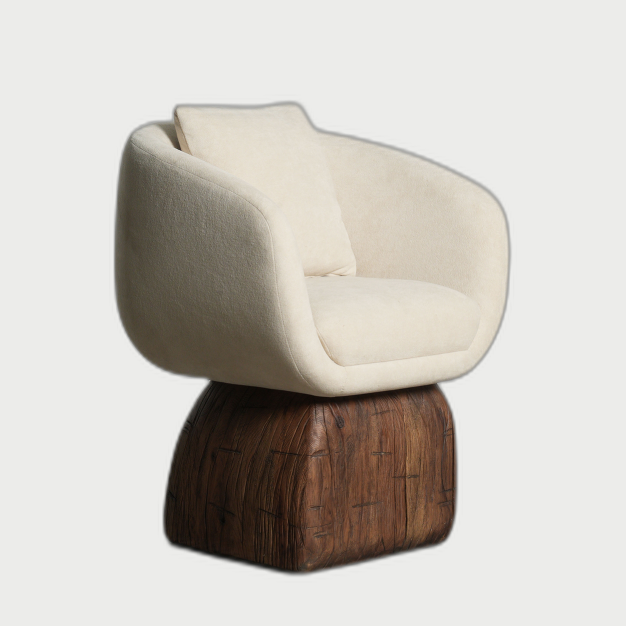 Flora Point Lounge Chair — neutral background 01