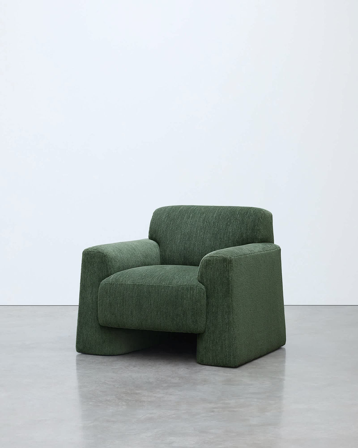 Ivory Point Lounge Chair in a finished interior.