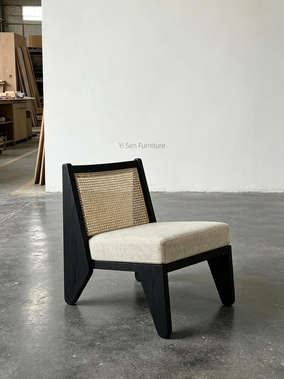 Nola Point Lounge Chair in a finished interior.