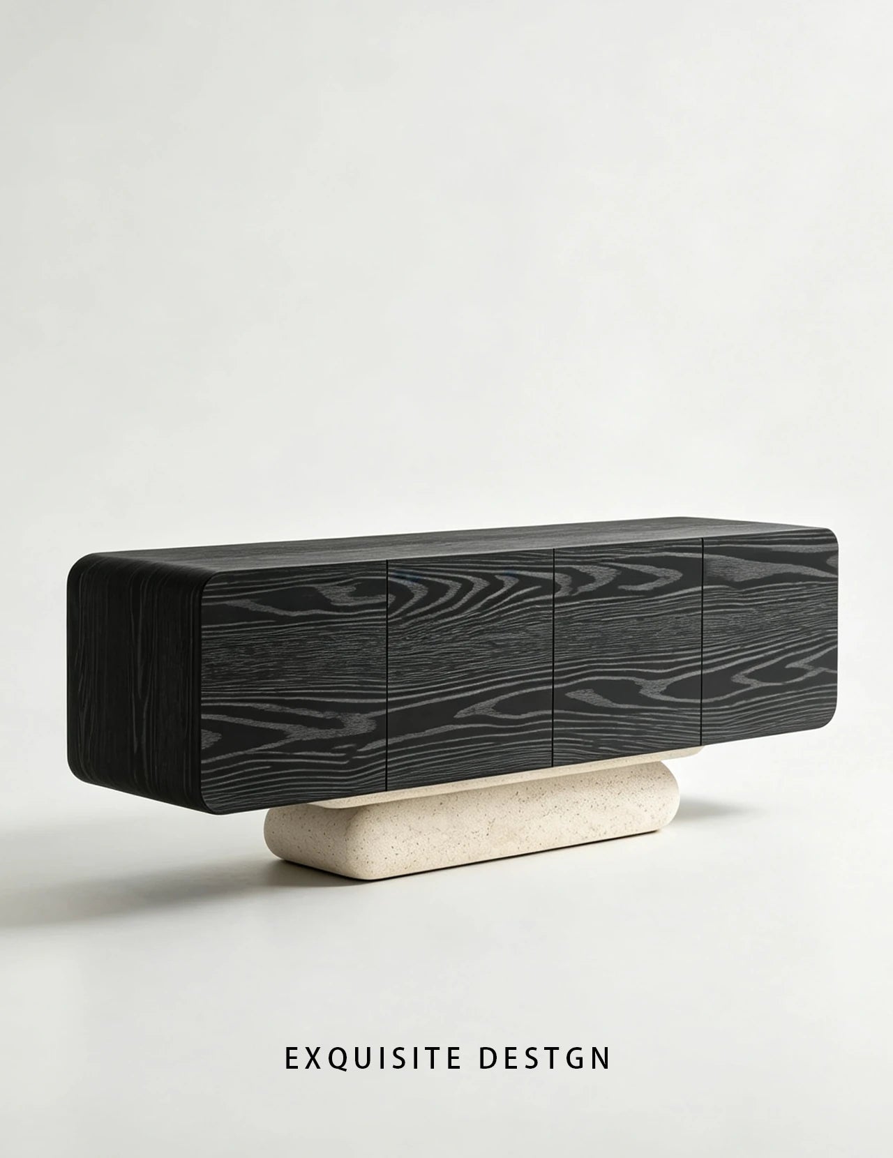 Aster Hill Media Console in a finished interior.