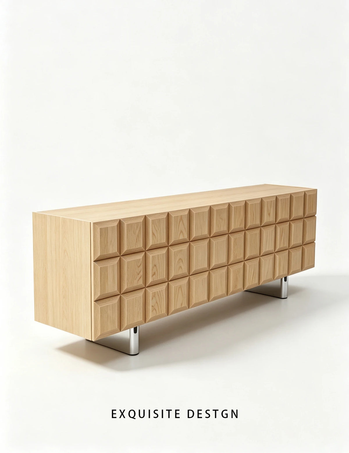 Briar Hill Media Console in a finished interior.