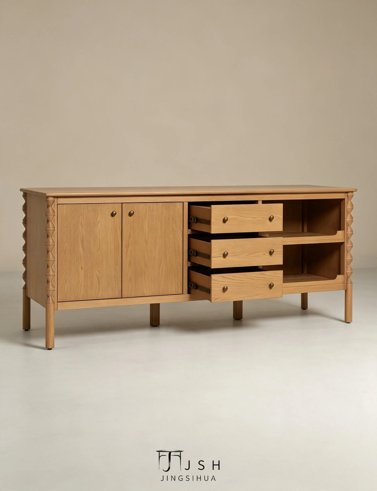 Olive Hill Sideboard in a finished interior.