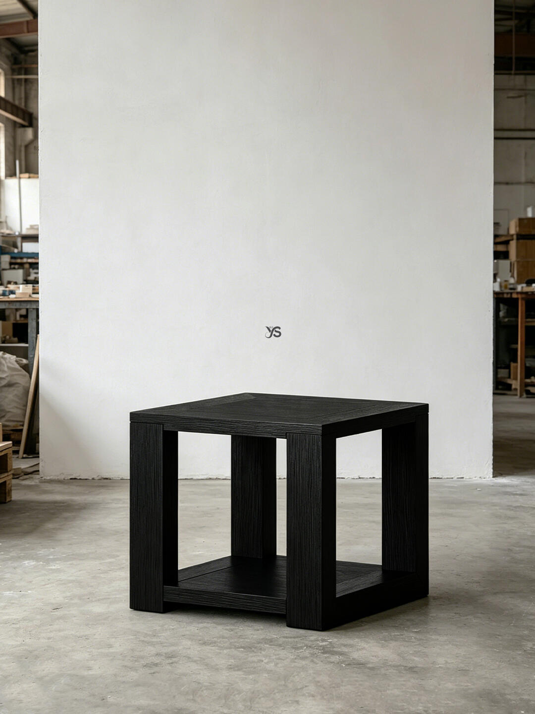 Briar Lake Side Table in a finished interior.