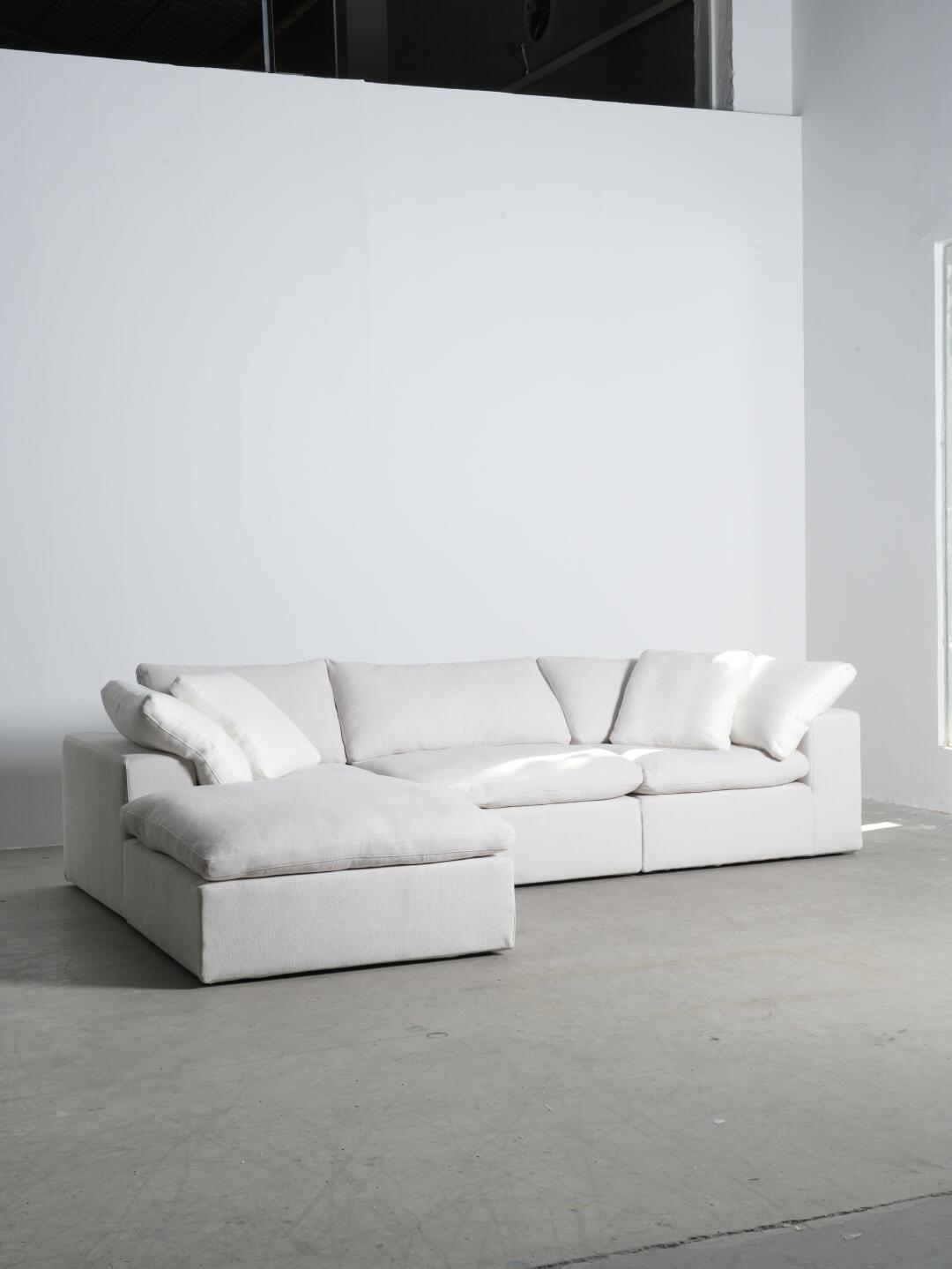 Celine Lake Sofa in a finished interior.