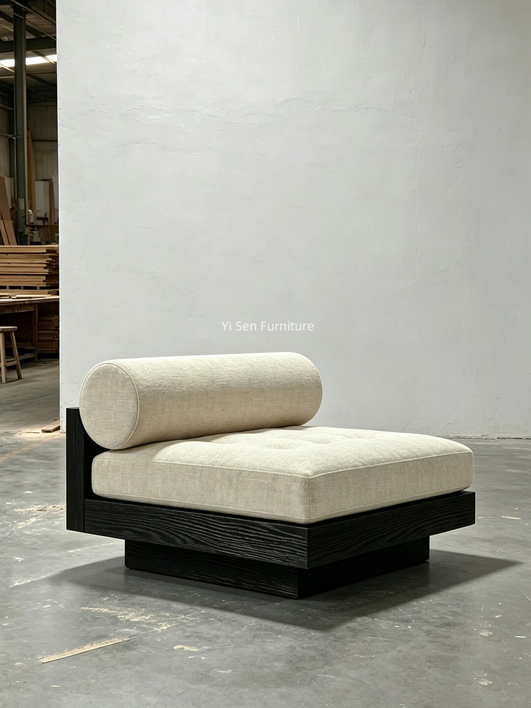 Flora Lake Sofa in a finished interior.