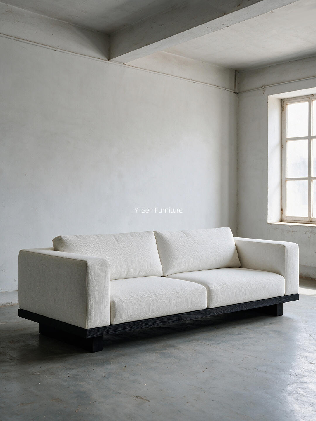 Harbor Lake Sofa in a finished interior.