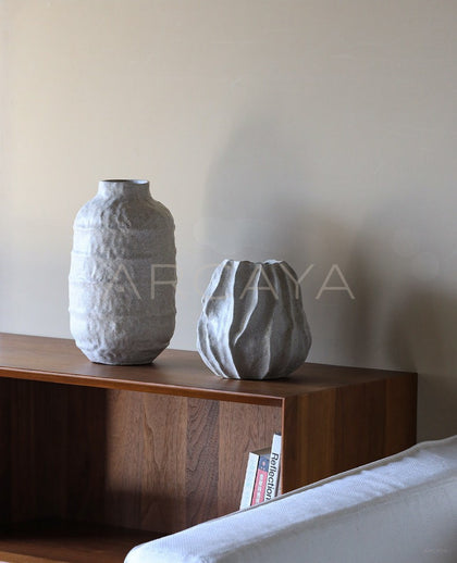 Jingdezhen Wabi Sabi Ceramic Jar Vase - scene