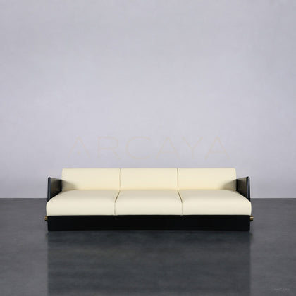 Bauhaus Straight Leather Sofa - main