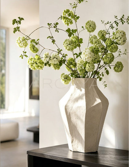 Plain Edge Hand Pinched Ceramic Vase - scene