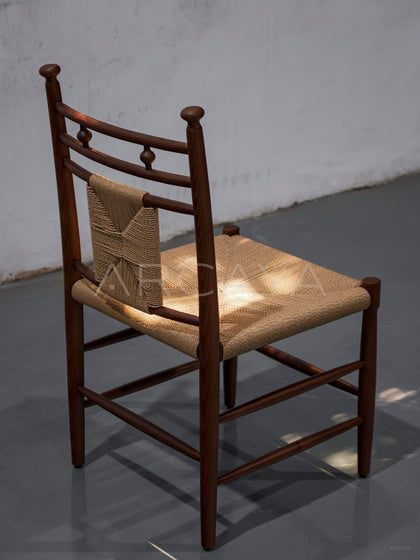 Natural Style Solid Wood Dining Chair - scene