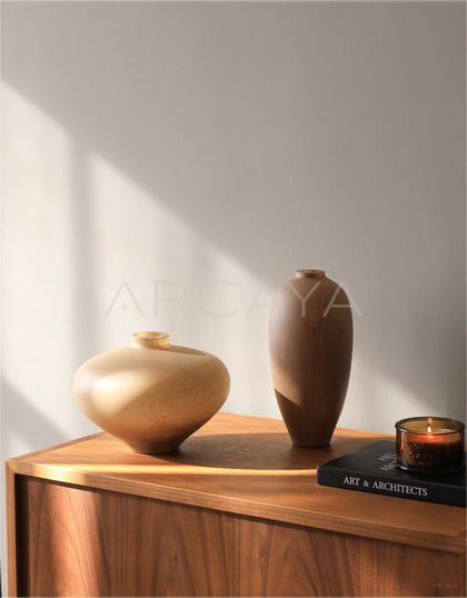 Glass Chinese Wabi Sabi Vase - scene