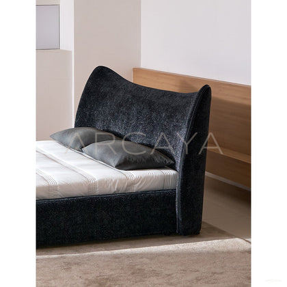 Mermaid Ultra Thin Headboard Bed - scene