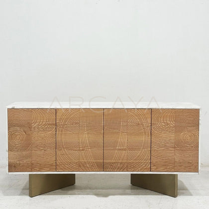 Tree Ring Carved Sideboard - main