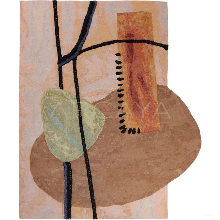 Custom Hand Tufted Rug Dsm P048 C02 in detail