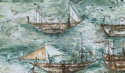 Mixed Media Wall Art 2503D0184 - detail