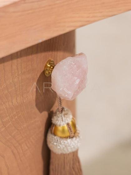 Custom Solid Wood Vanity Table - detail