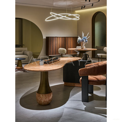 Irregular Tea Table With Cabinet - scene