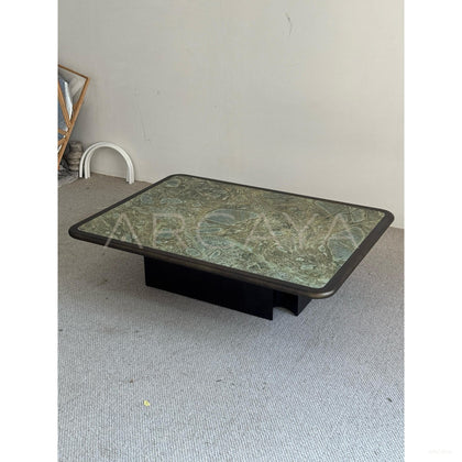 Natural Marble Wabi Sabi Coffee Table - scene