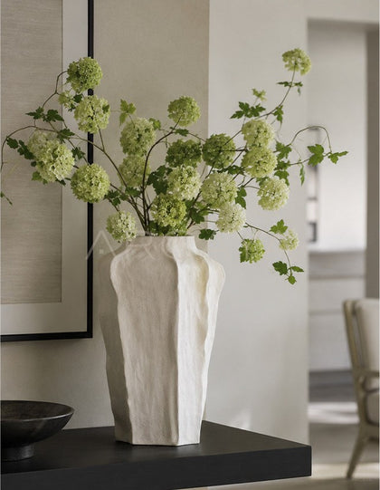 Plain Edge Hand Pinched Ceramic Vase - scene