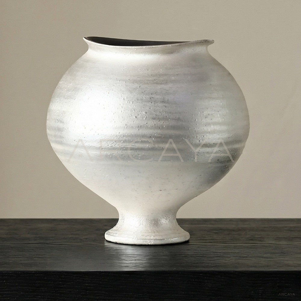 Dadan Handmade Silver Glaze Vase Living Room - main