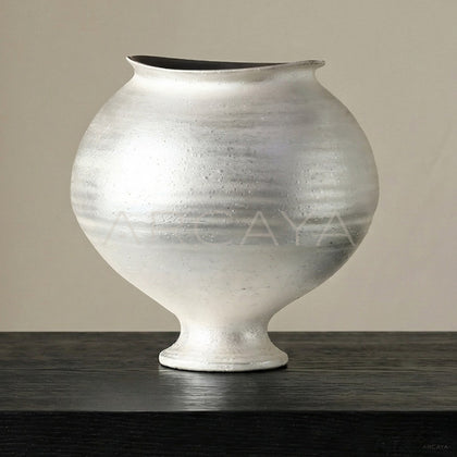Dadan Handmade Silver Glaze Vase Living Room - main
